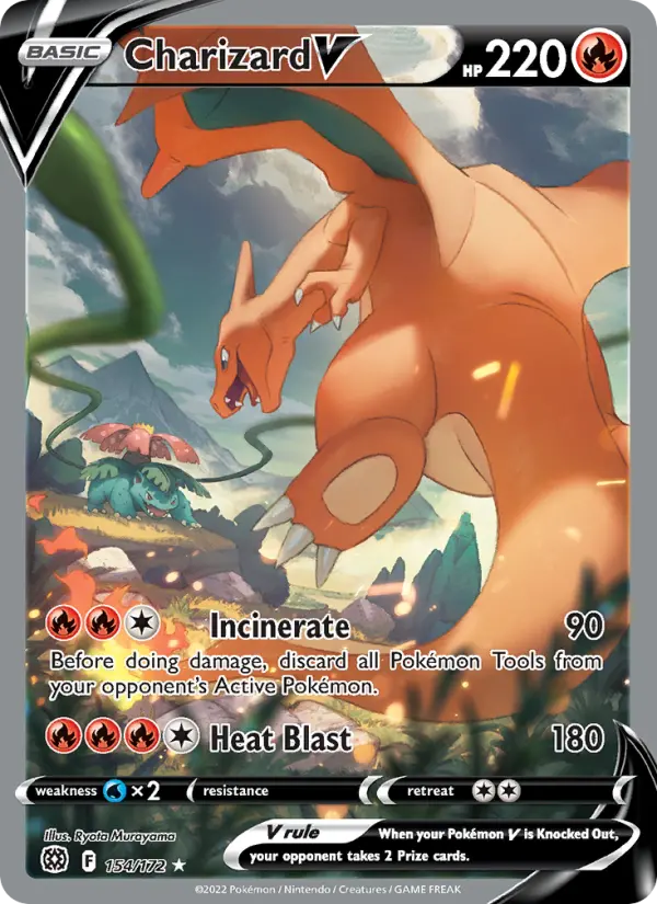 Charizard V, Brilliant Stars, 154/172